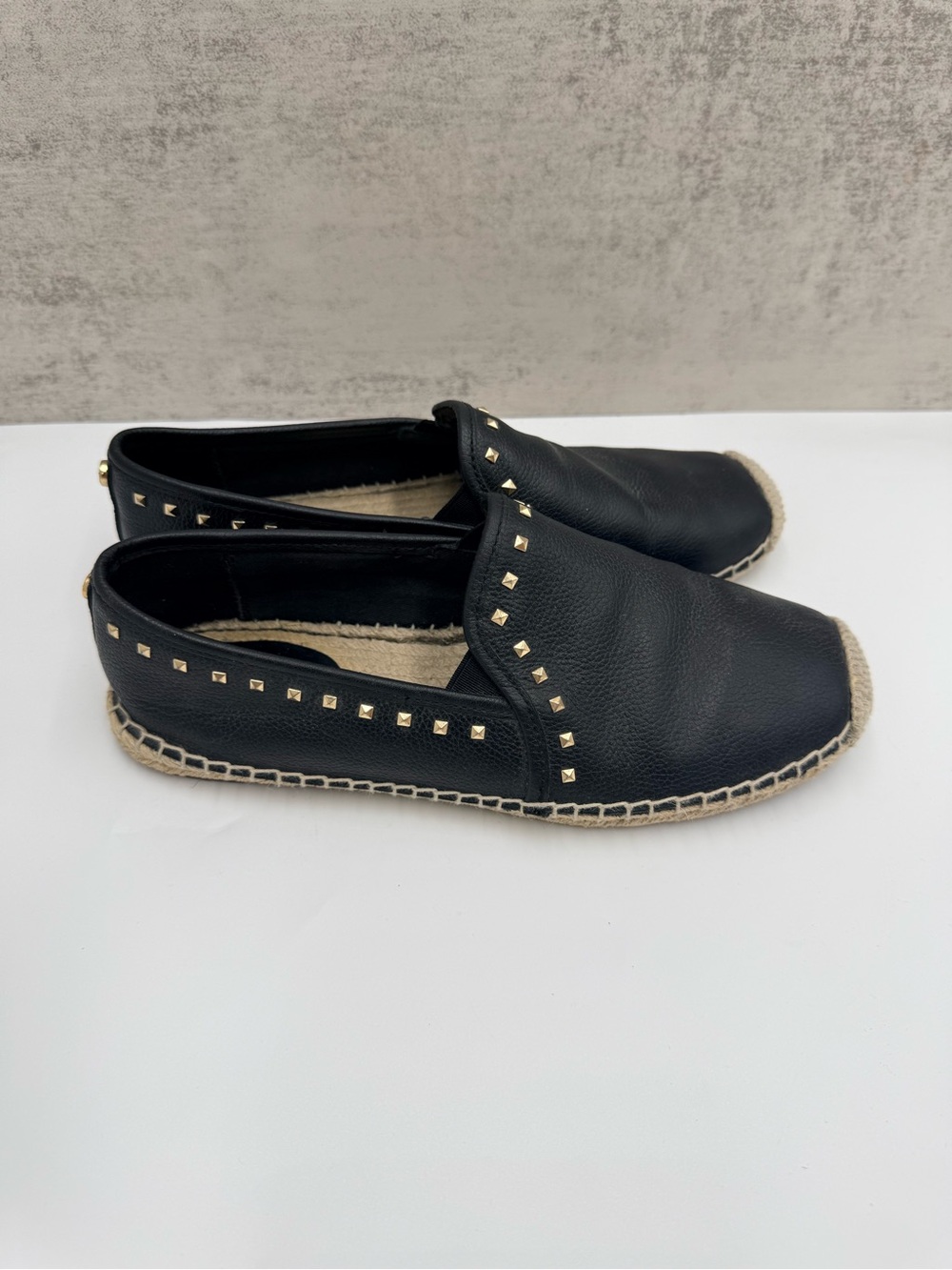 Michael Kors Studded Leather Espadrille Flats | Women’s 6.5